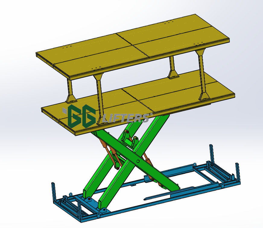 HYDRAULIC UNDERGROUND SCISSOR PARKING SYSTEM (USS)