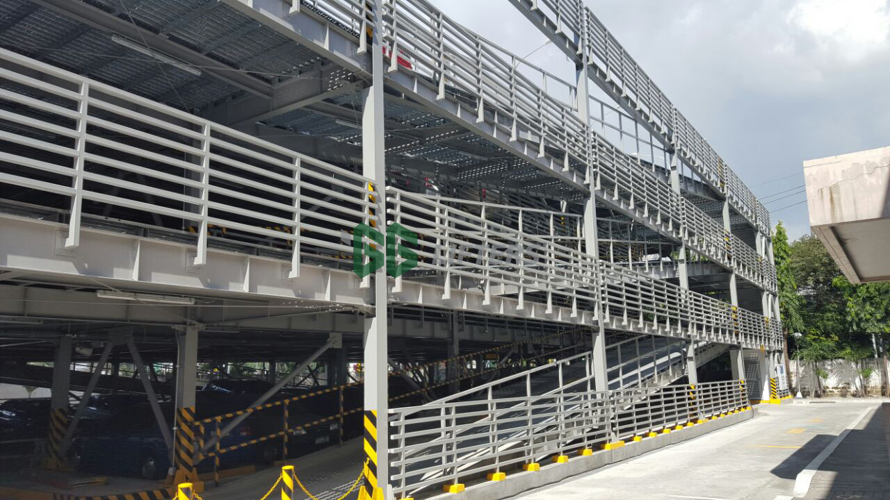 STRUCTURE FRAME PARKING BUILDING